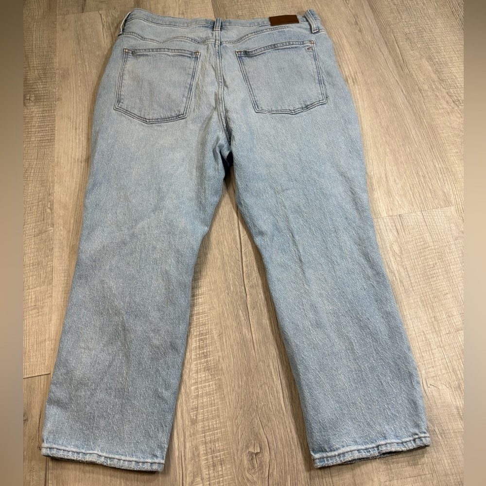 Madewell The High Rise Slim Crop BoyJean Size 32P - Picture 6 of 6